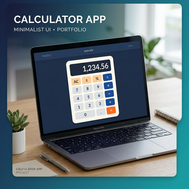 Basic Calculator Interface Mockup